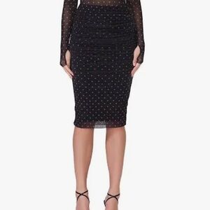 🆕 AFRM Black Polka Dot Skirt
